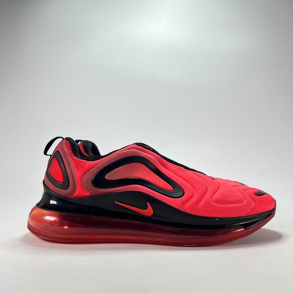 Nike Air Max 720 Bright Crimson Black Casual Sneakers AO2924-600 Men's Size 12